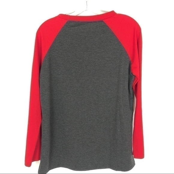 Merry Christmas red baseball tee - Picture 5 of 5